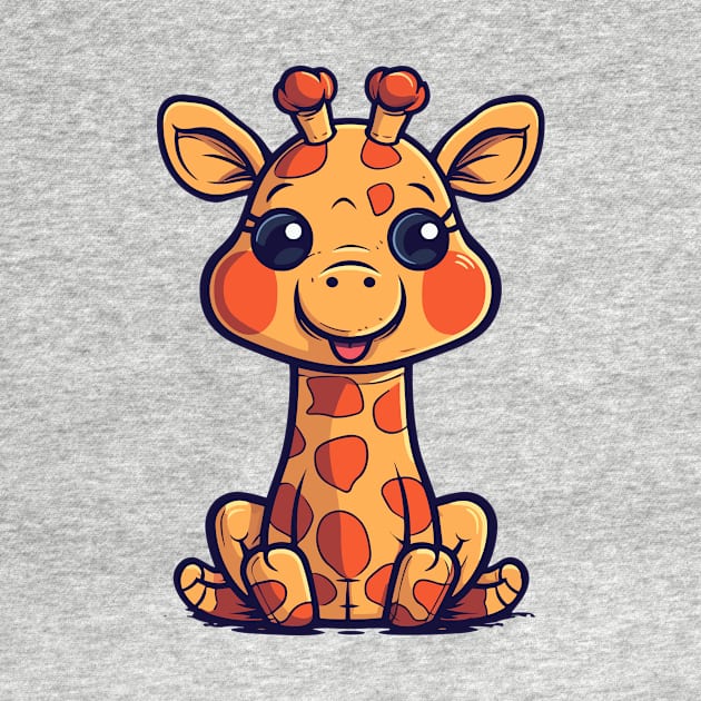 Baby funny giraffe by JORDYGRAPH